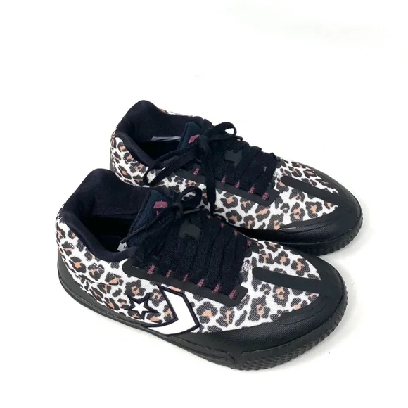 Converse All Star BB EVO Leopard Print Mid Canvas Women's Sneakers Size 172180C - Picture 3 of 10